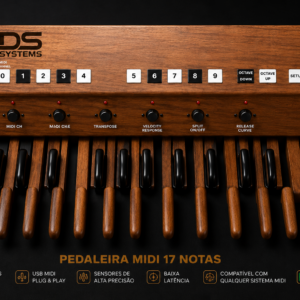 Pedaleira Organ 17 Notas